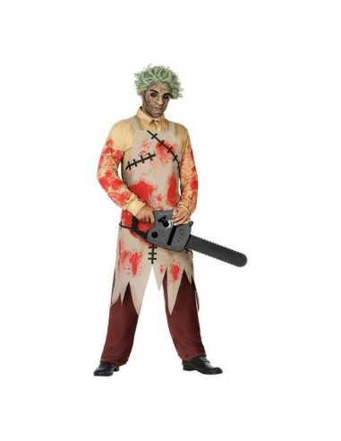 Halloween kostume Motorsavsmassakre til voksne (3 pcs)